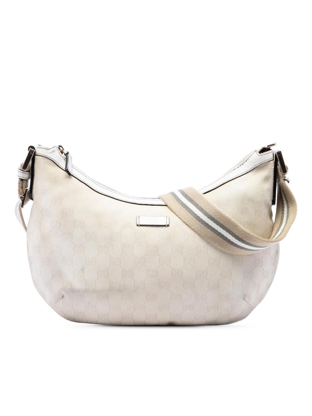 Gucci Gg Canvas Web Crossbody Pre-Loved #342898G57B